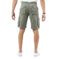 thumbnail image 2 of RAW X Mens Belted Cargo Shorts Relaxed Fit Casual Knee Length Cargo Shorts for Men, Twill Tape - Leaf Green, 38, 2 of 7