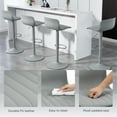 thumbnail image 6 of Wansaly Adult Low Back Adjustable Swivel Bar Stools - Set of 2, Modern Counter Height Island Chairs for Kitchen Island, Grey, 6 of 6