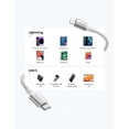 thumbnail image 3 of Cable USB C a Lightning Reforzado Ugreen 1m Certificado MFI Plateado, 3 of 4