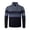 Blue, variant on Quarter Zip Sweater for Men Knitted Mock Neck Long Sleeve Colorblock Jumpers Stretchy Comfy Soft Midweight Warm Fall Winter Pullover Blue M