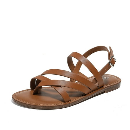 

Women s Peep Toe Low Heel PVC Casual and Comfortable Chunky Shoes - Slip On Sandals