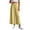 *2-Yellow, variant on VBVC Women's Ruffle Hem Wide Leg Cropped Pants, Elastic High Waist Palazzo Trousers For Women, Ladies' Comfy Summer Beach Sweatpants with Pockets,Beige,M-4XL