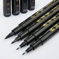 thumbnail image 7 of Calligraphy Brush Pens Set of 4/12(Soft & Hard) for Hand Lettering, Modern Calligraphy, Drawing, Beginner-Friendly Art Markers with Black Pigment Ink, Ideal for Scrapbooking, Journaling, 7 of 7