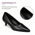 thumbnail image 4 of CHICVOMEY Comfortable Women Kitten Heel Pumps with Arch Support Lightweight and Non-Slip Fashion & Versatile Suitable for Work and Party, 4 of 8