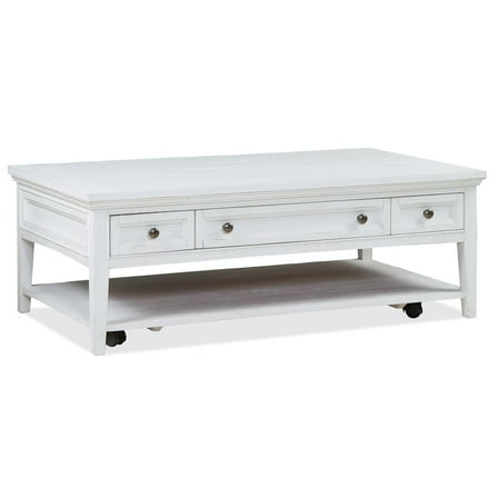 Magnussen T4400 Heron Cove Rectangular Cocktail Table w/Casters