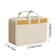 thumbnail image 3 of Bolsa de almacenamiento resistente | Mangos reforzados | Bolsa de mudanza de gran tamaño con doble cremallera | Organizador de ropa, edredón, manta | Impermeable, plegable | 27.56"x19.69"x9.84", 3 of 8