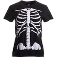 thumbnail image 3 of Camiseta de Halloween Ann Arbor T-shirt Co. con Impresión de Esqueleto Talla M Color Negro, 3 of 3
