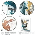 thumbnail image 3 of Designart "Three Horse Stampede" Animals Horse Wall Art Print, 3 of 5