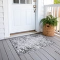 thumbnail image 6 of Addison Rugs Chantille Indoor/Outdoor Transitional Organic Black Washable Rectangle Rug, 1'8" x 2'6", 6 of 6