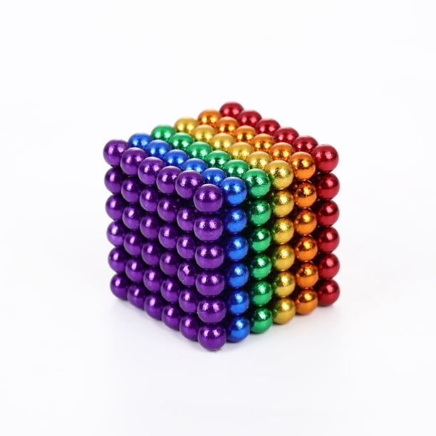 Juego de bolas magnéticas de 216 piezas de 5 mm Cubo de imán mágico Juguete de construcción