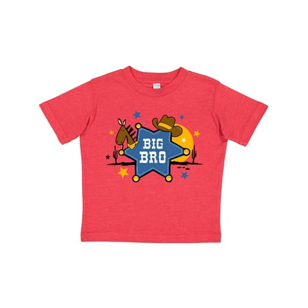 

Inktastic Cowboy Big Bro Gift Toddler Boy Girl T-Shirt