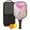 Black, variant on Pickleball Paddles Set Of 1, Fiberglass Surface, Liquid & Marble Print, 1 Paddles, 2 Balls & Bag