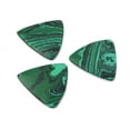 thumbnail image 4 of Milaget 3 Pieces Malachite Triangle Plectrums Picks for Guitar Banjo Musical Instrument, 4 of 7
