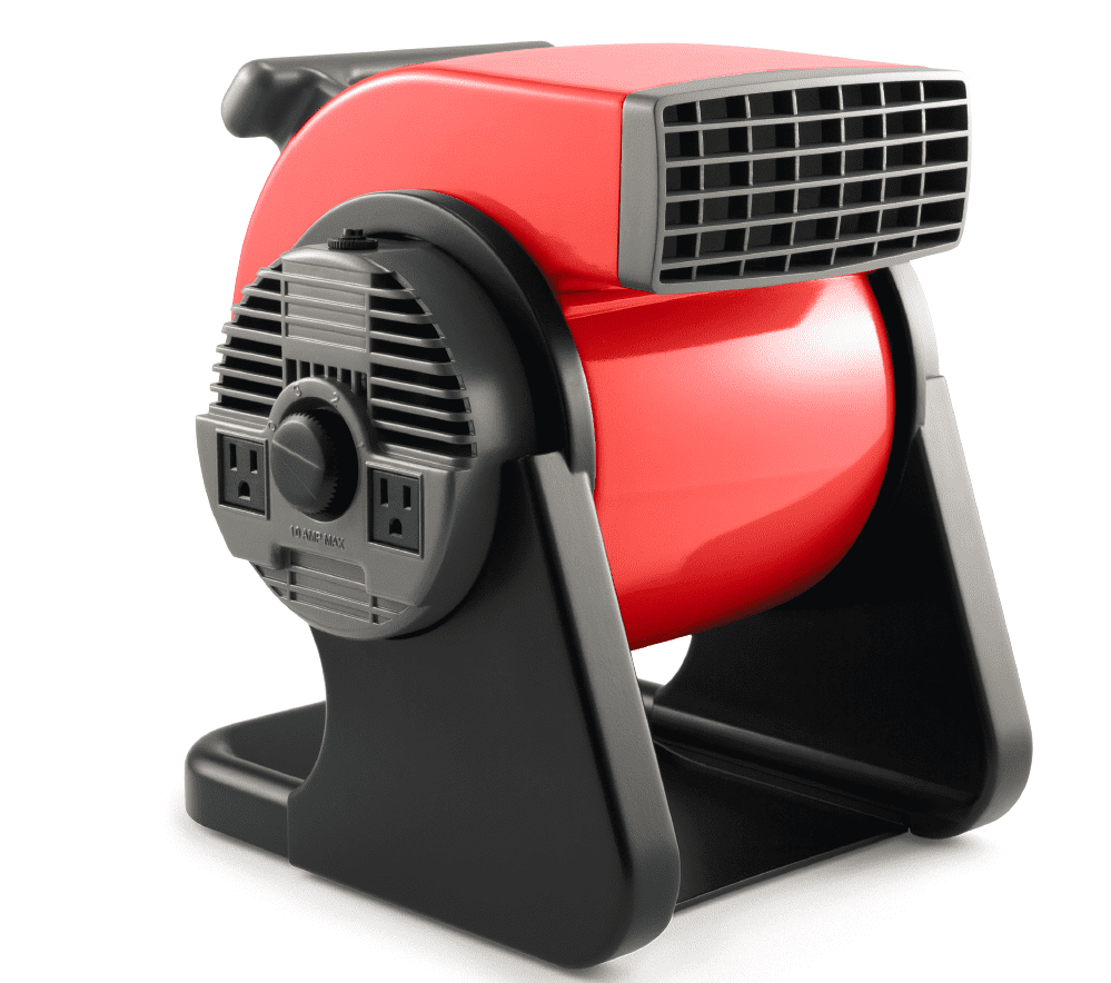 Mainstays Pivoting High Velocity Utility Fan, #SBPC-160B, RED by JIANGMEN KEYE ELECTRIC APPLIANCES MANUFACTURING CO., LTD