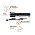 thumbnail image 2 of Lampara Tactica Bateria Grande Usb Recargable Luz Blanca linterna, 2 of 5