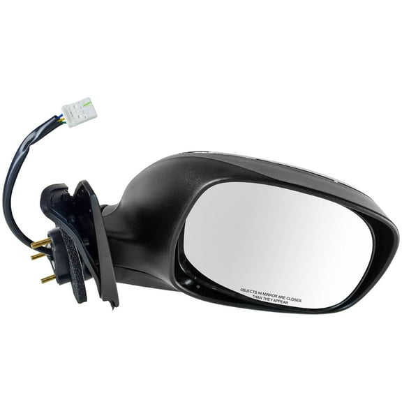 TRQ Power Chrome & Black Mirror RH Right Passenger for 00-06 Tundra Pickup Truck MRA05519