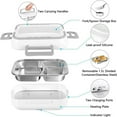 thumbnail image 6 of Eurhowing Electric Lunch Box Food Heater, 2-in-1 Insulated Food Warmer for Car & Home, 1.5L Portable Leak-Proof Stainless Steel Container, 6 of 8