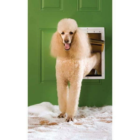Dog Supplies Extreme Weather Door Large White