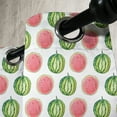 thumbnail image 3 of Ambesonne Watermelon Grommet Curtain, Tropic Summer Fruit, 50" x 84", Green Coral White, 3 of 6