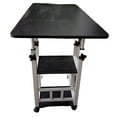 thumbnail image 3 of simhoa Table de Chevet avec Roues Hauteur Réglable Durabilité, Rotation à 360 Degrés Bureau Latéral Mobile pour Portable, Pratique pour Dortoir 80cmx40cm, 3 of 8