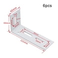 thumbnail image 1 of Thickened corner code fixed 90 degree right angle bracket corner plate bracket, 1 of 7