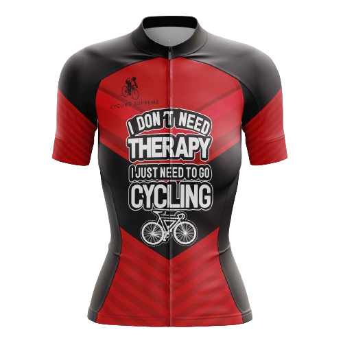 I Dont Need Therapy I Just Need To Go Cycling Women's Cycling Jersey - M