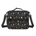 thumbnail image 2 of Sun and Mushroom Gothic Pattern Insulated Lunch Bag with Shoulder Strap and Bottle Holder,Bento School Lunch Bag Box,11x9.5x3.5 Inches, 2 of 5