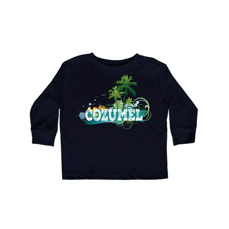 

Inktastic Cozumel Mexico Vacation Cruise Gift Toddler Boy or Toddler Girl Long Sleeve T-Shirt