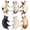 Cat, variant on Jiibva 12 Pcs Cartoon Swimming Figure Refrigerator Magnets, Funny Small Fridge Magnet Summer Beach Decorative Magnets for Whiteboards Office Home Decor