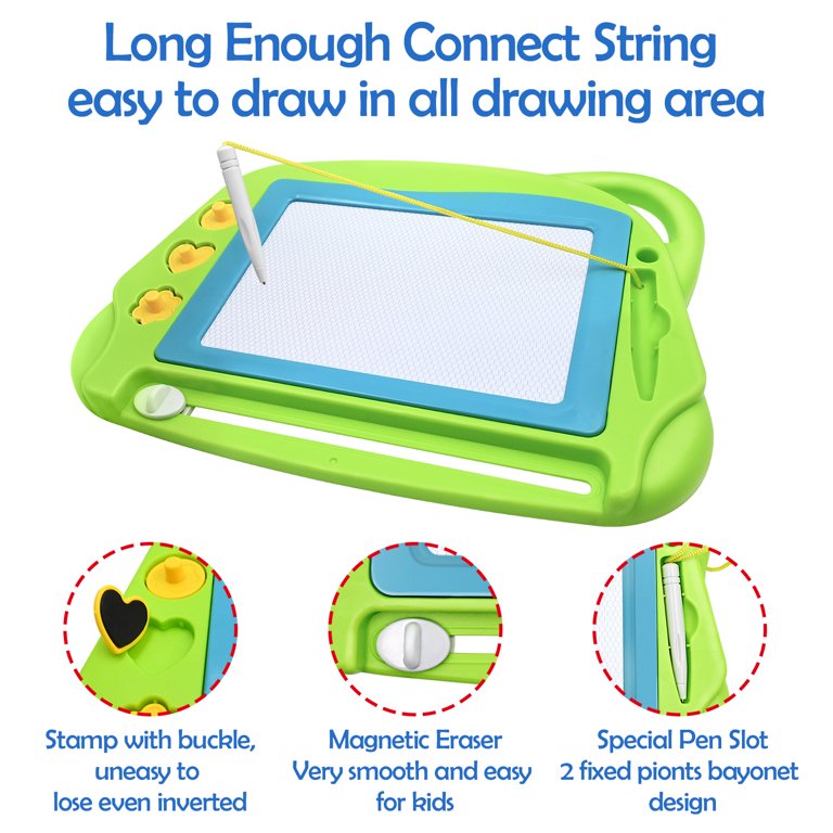 AiTuiTui Magnetic Drawing Board Mini Travel Doodle, Erasable