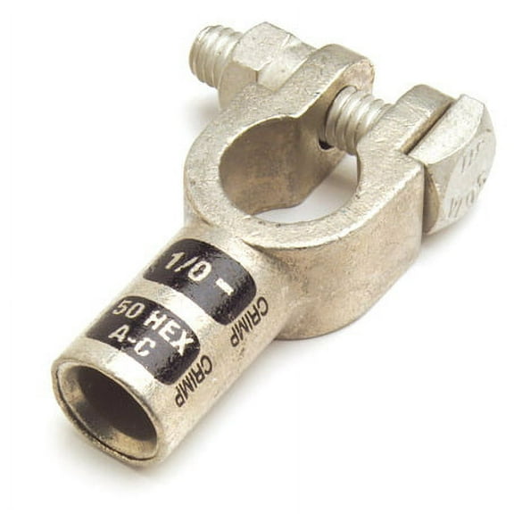 Grote 82-9056 Die Cast Straight Barrel Clamp, Negative 1/O Gauge