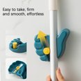 thumbnail image 4 of PVCS Palm Mop Rack Card Seat No Constant Hook Strong Punch-Free Mop Clip Bathroom Wall Mount, 4 of 8