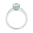 thumbnail image 3 of Gin & Grace 10KT Natural WG Aquamarine accent Ring, 3 of 6