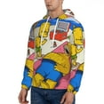 thumbnail image 4 of Simpsons Trendy Cartoon Men'S Fleece Hooded Hoodie, hoodies for women men with pockets,Fall Fashion 2025 Pullover Sweaters Winter Clothes, 4 of 9