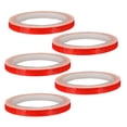 thumbnail image 1 of 5pcs Wheel Reflective Stickers Safety Accessories Tape Rim Stickers Warning Strips for Cycling Wheel (Red), 1 of 9