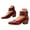 d-Red, variant on Womens Mary Jane Pumps Pointed Closed Toe Chunky High Heels with Ankle Buckle Straps Comfortable Dress Shoes for Work Bridal Party Office Wedding (6,Black)