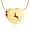 Gold, variant on Deer Print Heart Urn Pendant Pet Cremation Jewelry for Ashes Urn Necklace Lockets for Human Ashes Holder Necklace for Furry Friend Family