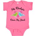 thumbnail image 3 of Inktastic Budgie Parakeet Budgerigar Pet Girls Baby Bodysuit, 3 of 5