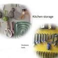 thumbnail image 1 of pitrice 20 Pcs Crochet Mural Perforé pour Atelier Maison Remplacement Rangement Mural pour Pegboards Argent, 1 of 9