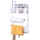 thumbnail image 2 of Bewildely Estante de refrigerador multifuncional blanco, estante de pared lateral para lavadora de horno microondas de hierro forjado, estante Cocina y Comedor Blanco L Bewildely HA027024-02, 2 of 6