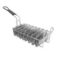 thumbnail image 1 of Cesta Para Burritos, Largo, Antiescaldaduras, 8 Conchas, Cesta Para Tacos, Acero Inoxidable, Fácil Limpieza, Segura Para Barras De Refrigerios Para La Cocina Casera, 1 of 7