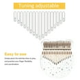 thumbnail image 4 of KAKOWELY 1Set 17 Keys Thumb Kalimba Piano Assorted Color Compact Musical Instrument, 4 of 7