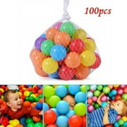 SHANNA Kids Toys Soft Plastic Ball Pit Balls-Toy Balls for Kids, Crush Proof Colorful Balls for Children's Toy, Macaron Ocean Balls 2.15 inch, Pack of 100