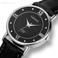 thumbnail image 4 of Reloj de pareja Reloj de cuero Reloj de cuarzo casual de moda Reloj para hombre y mujer, 4 of 6