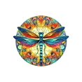 thumbnail image 4 of Wooden Jigsaw Dragonfly Shape Gift Box Exquisite Gift Irregular Animal Shape Jigsaw Personalized Senior Unique Gift Family Interactive Difficult Game, 4 of 5
