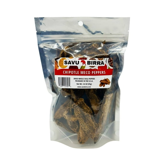Whole Dried Chipotle Meco Peppers