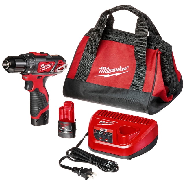 Kit de destornilladores Milwaukee M12 2407-22, 10 mm, 275 pulgadas/libra, torque