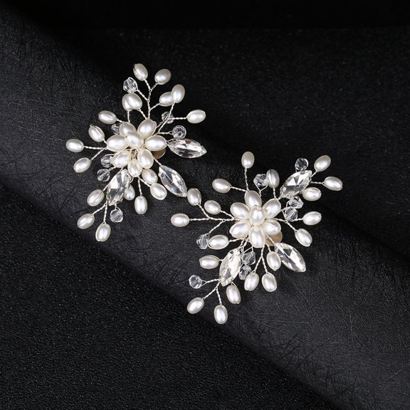 Raindrops Shoe Clips Charms 1 Pair Crystal Decorative for Wedding Women Design