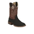 thumbnail image 2 of Justin Boots Mens  News Wide Embroidered Square Toe Cowboy  Mid Calf Boots, 2 of 5