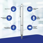 Outsmart Gadgets Digital Pen Voice Recorder - Audio Recordings - 1 Click Operation - Portable USB Playback - 16GB Storage - 250 Audio Hours - Audio Recorder for Lectures and Meetings and MP3 Player